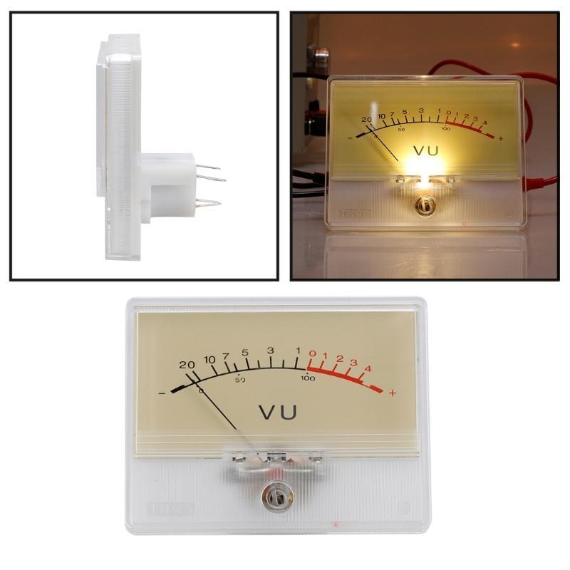 MT เครื่องวัด ความไว vu meter แผงสีเหลือง VU Meter สําหรับเครื่องผสมโฮมเธียเตอร์-