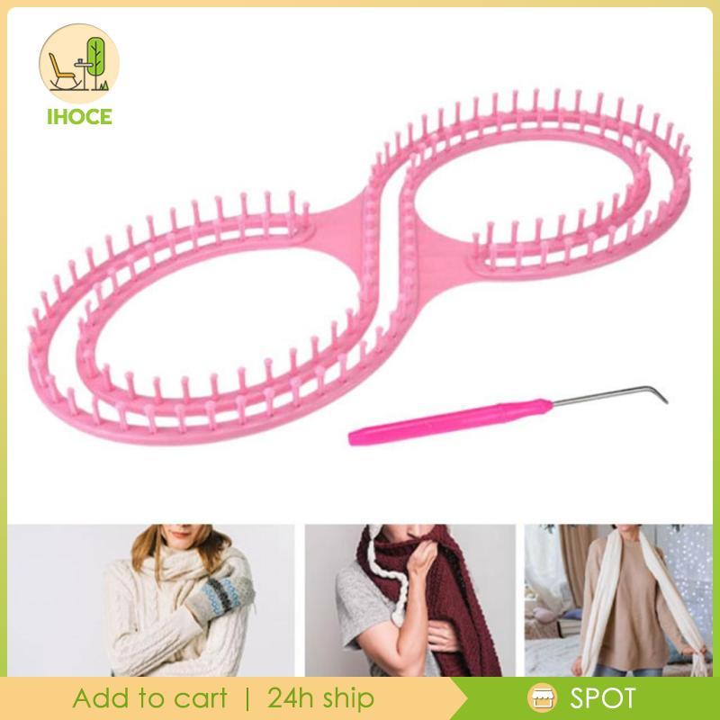 [Ihoce] 8 รูปร่างถัก Loom ชุด DIY น้ําหนักเบาขนาดกะทัดรัดงานฝีมืออเนกประสงค์ถักคณะกรรมการผ้าพันคอ Lo