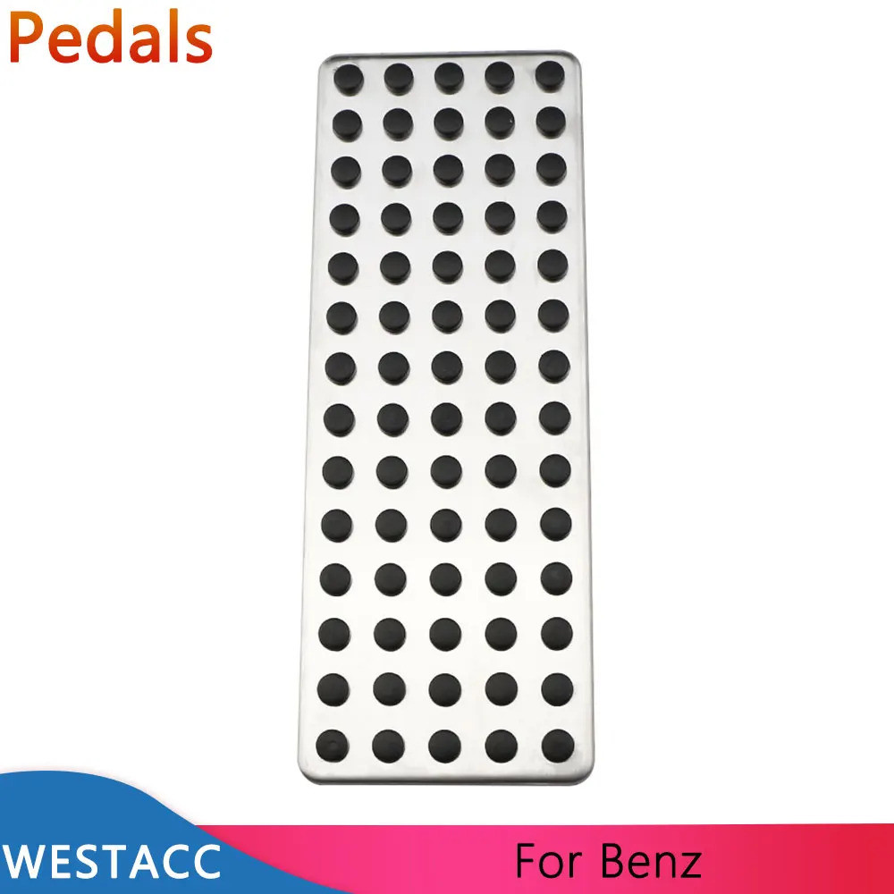 Stainless Steel Car Dead Pedal Foot Rest Pedal for Mersedes Benz A B C E S CLS SLK CLA GLA GLC GLK M