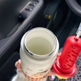 แก้ว Stars 500ml ดีไซน์น่ารัก ฝา2แบบ พร้อมที่กรองชา ด้านในเซรามิกสะอาดปลอดภัย