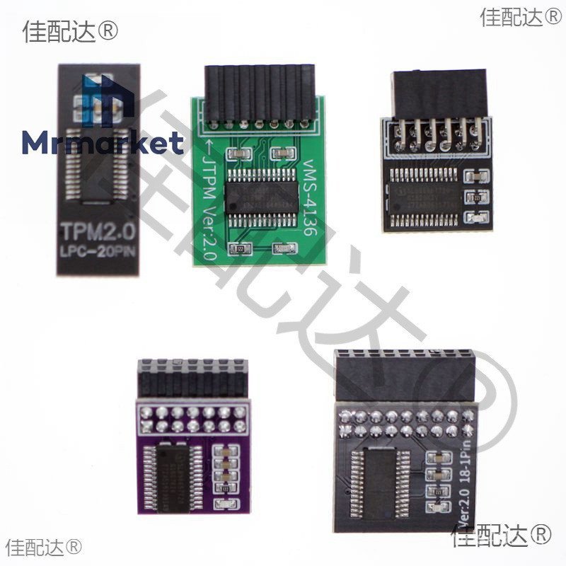 อัพเกรดโดย WIN11 Test Trust Module TPM2.0 โมดูลแพลตฟอร์ม TPM เหมาะสําหรับ MR0C