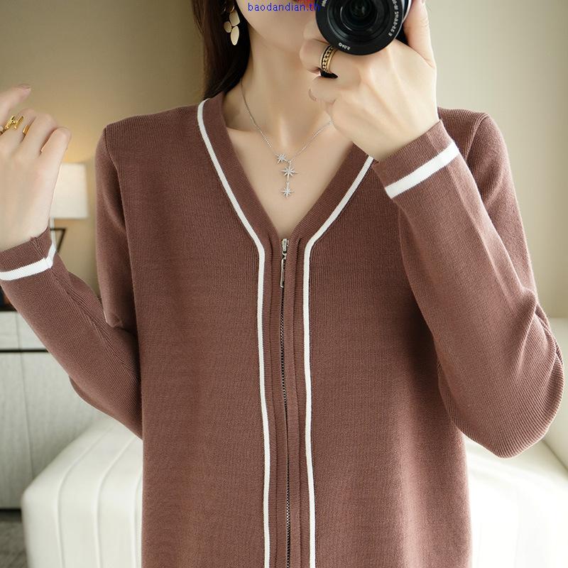 Cuddle.official - Molly Zip Cardigan🎅🏻 (เสื้อคลุมไหมพรมแขนยาวซิปหน้า)