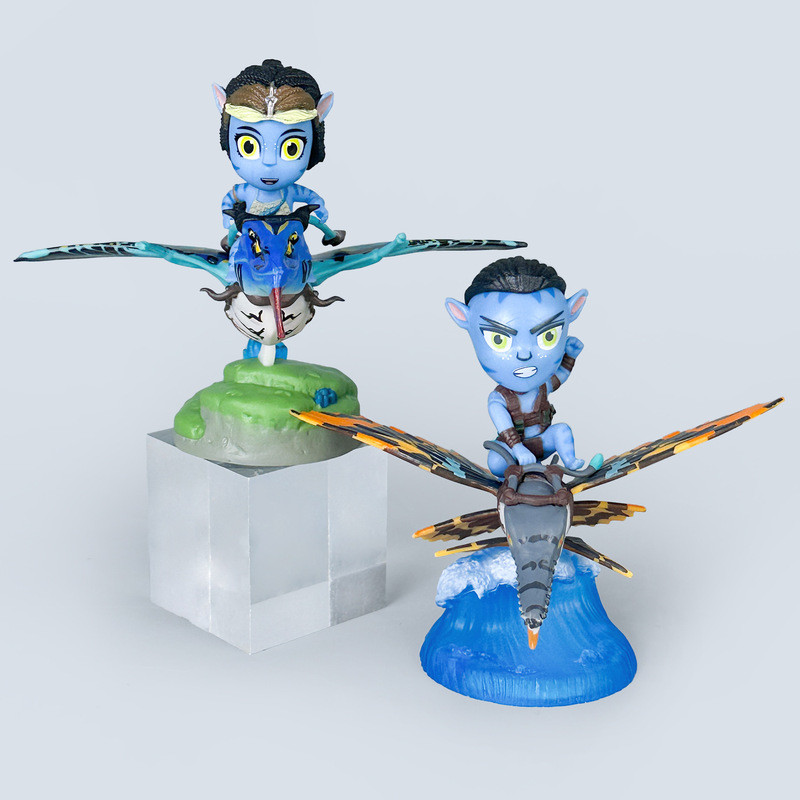 2 ชิ้น Avatar 2 รูปมังกร 11 ซม