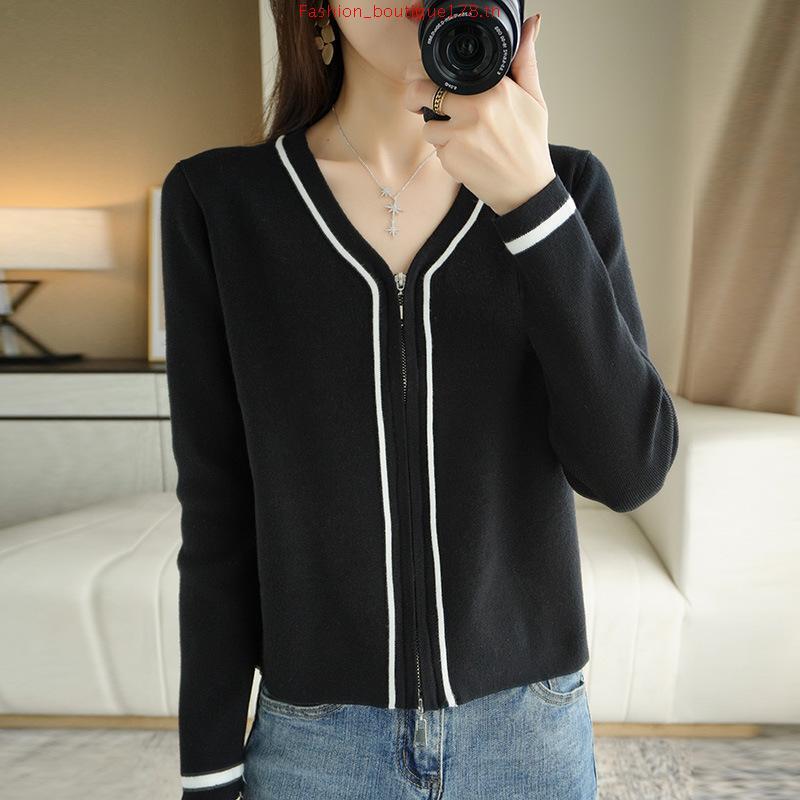 Cuddle.official - Molly Zip Cardigan🎅🏻 (เสื้อคลุมไหมพรมแขนยาวซิปหน้า)