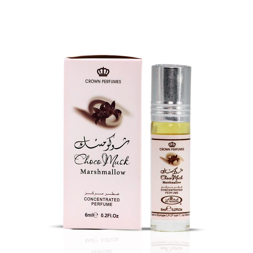 AlRehabChocoMuskMarshmallow–ช็อกโกแลต-วานิลลาเข้มข้นOilRoll-OnforUni,0.2Ounce/6ml