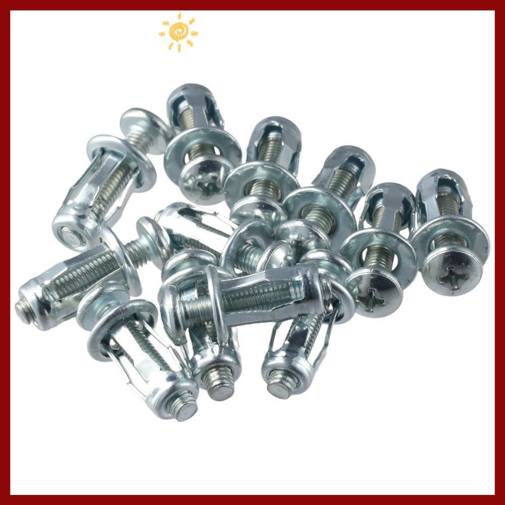 PTKFPT09 12 ชิ้น Jack Nuts, M5 x 25 กลีบถั่ว, Lock Jack Nut Bolt Thins Fixings Hollow Wall Iron Skin