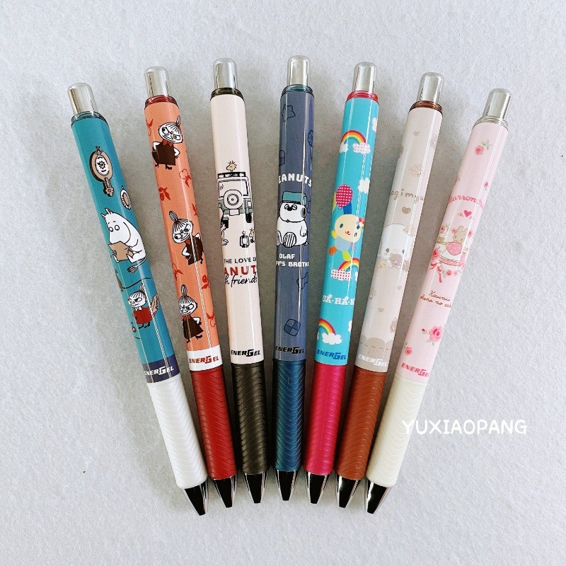 Sanrio Snoopy Moomin Limited Japan kamio Paton energel ปากกาเจลสีดํา 0.5 มม.