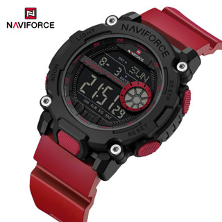 NAVIFORCE NF7133 นาฬิกาอิเล็กทรอนิกส์สําหรับผู้ชายพร้อมสายซิ…
