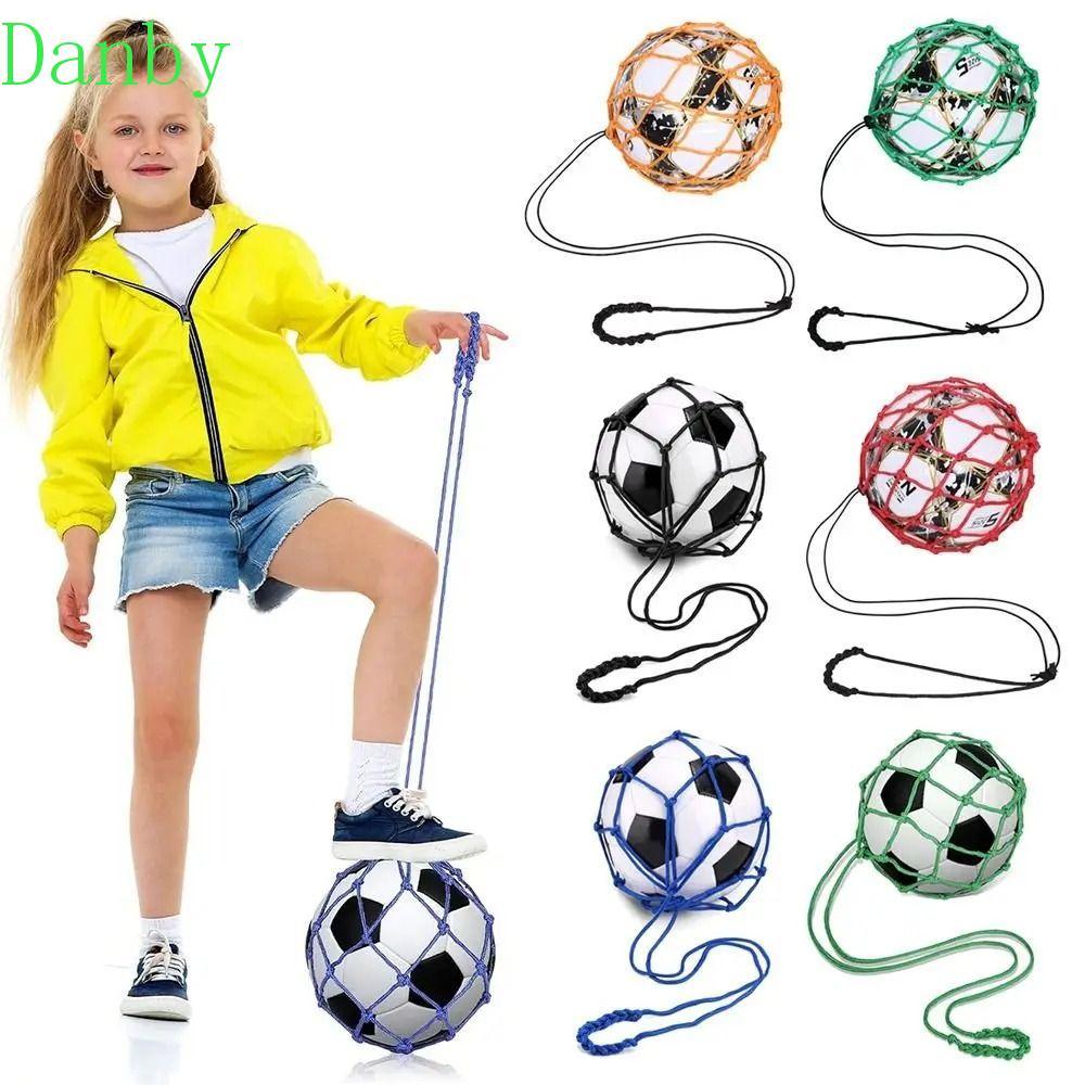 DANBY Football Kick Trainer Net Pocket, Football Accessories Mesh Bag Soccer Ball Net Kicker Trainer