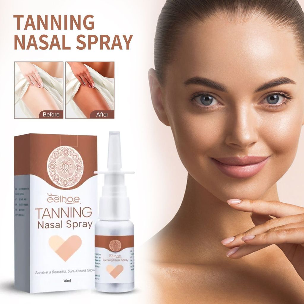 New Product#EELHOE Tanning Nasal Spray for Sunless Tanning, Self-Tanning, Sunbathing, Bronze and Whe