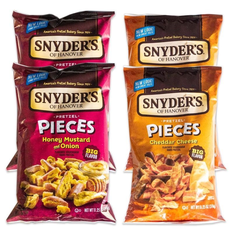 Snyder Onion American Chili ขนมปังแห้ง s Snyder Pretzel Cheese Honey Straws