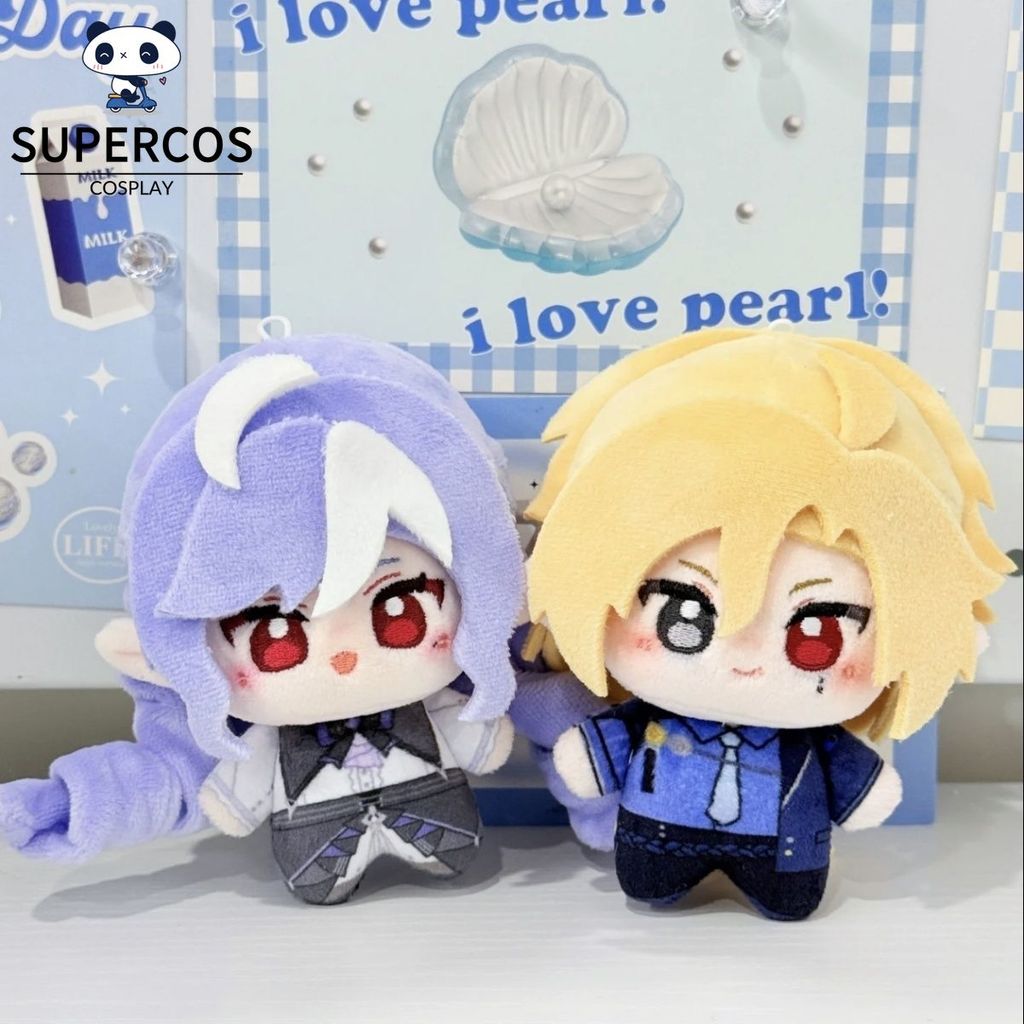 Zenless Zone Zero ZZZ Vivian Hugo Plush 10 ซม.ตุ๊กตาจี้ของขวัญของเล่น