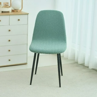 ผ้าคลุมเก้าอี้-Eames ความกว้าง 22-30 ซม. ความสูง 40-48 ซม. ผ้าจักเวฟเฟิลลาย T-Shaped Eames chair cover