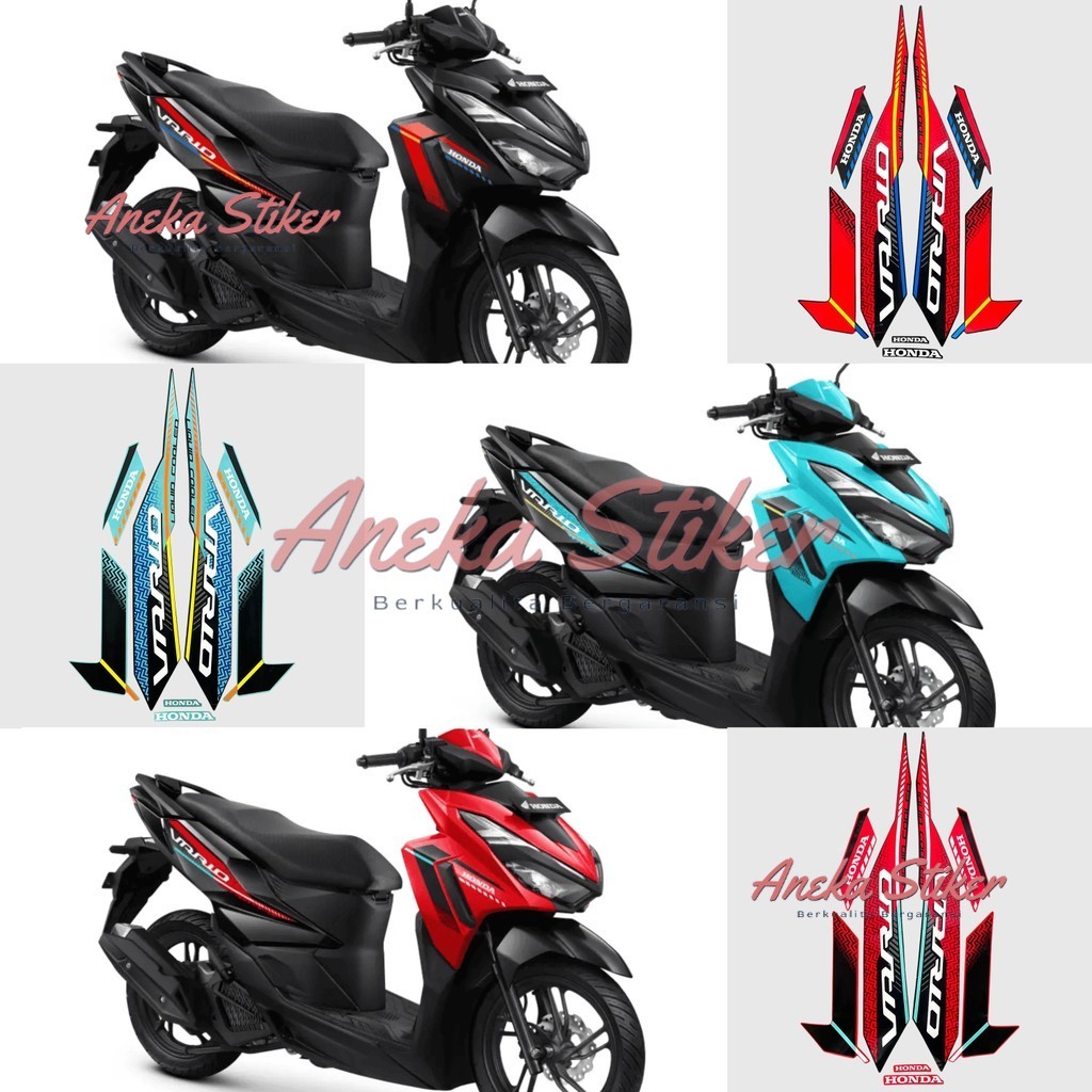 สติ๊กเกอร์ Striping สําหรับ Vario CBS Sporty 125 2025 2026 มาตรฐานครบชุด