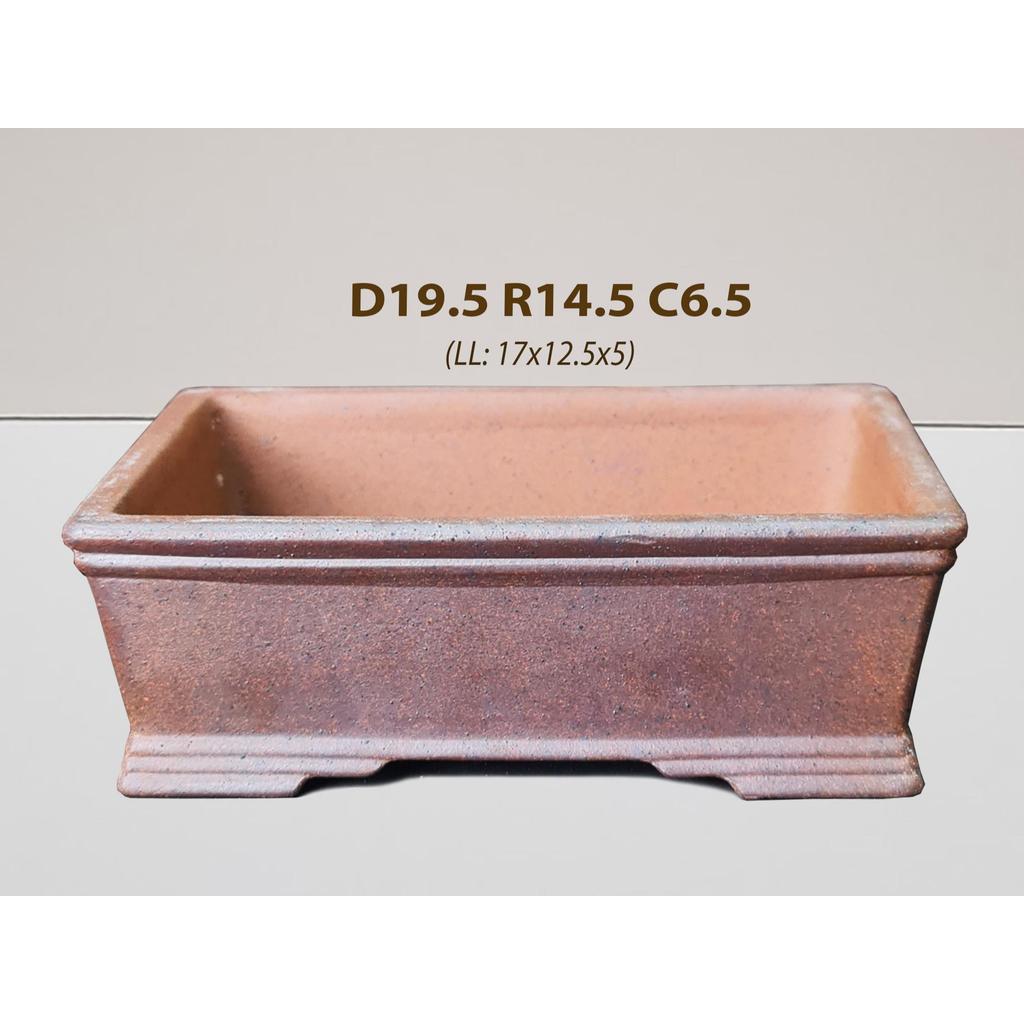 ชั้นวางสี่เหลี่ยมเซรามิกจีนคุณภาพสูง ขนาดมินิ CPD1022 ขนาด 19.5x14.5x6.5cm เส้นผ่านศูนย์กลางภายใน 17