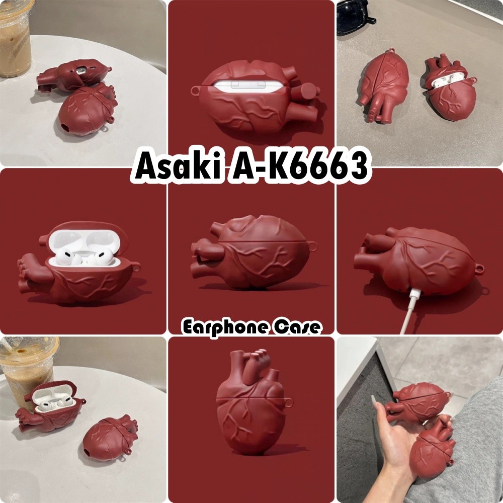 คุณภาพสูงFor Asaki A-K6663 Case เคสหูฟังจําลองการ์ตูนปลอกซิลิโคนอ่อนนุ่ม