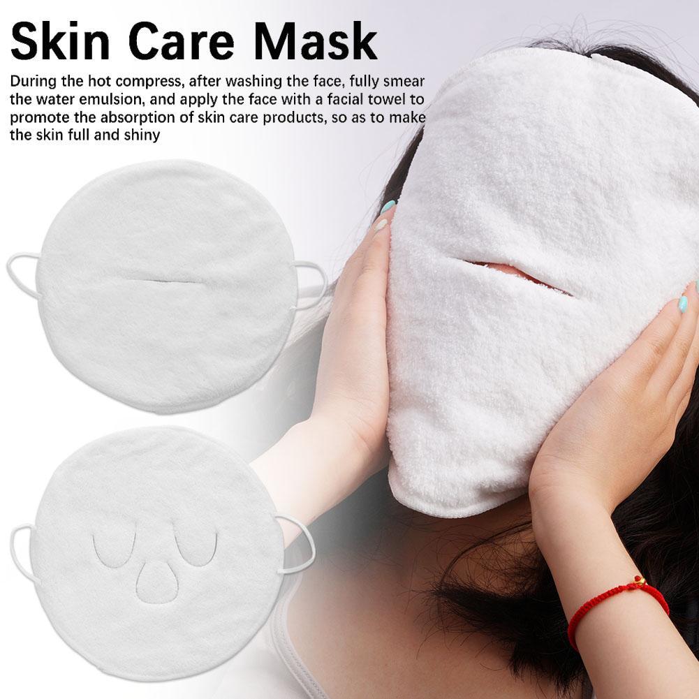 มาส์กบํารุงผิว Local Lace Double Japanese Hot Pack Towel Mask Skin Management Face Facial Mask Mask