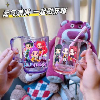 กลุ่มแม่มดน้ํายาบ้วนปากถ้วยการ์ตูนแปรงสีฟันถ้วยครัวเรือนแปรง…