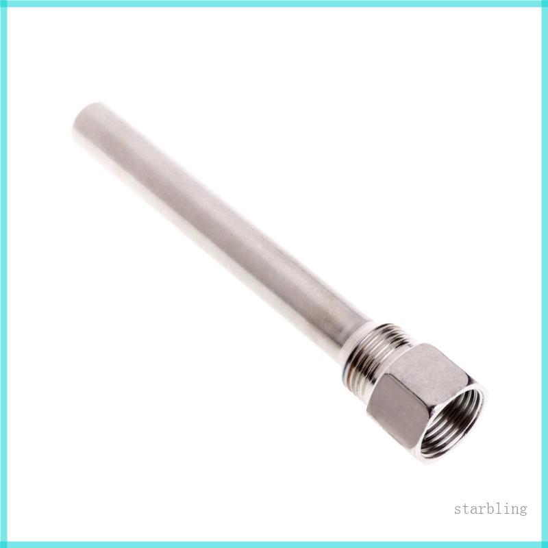 Star ทนทาน Thermowell 304 สแตนเลส 1 2 BSP G Thread OD6mm Immersion Sleeve Pocket