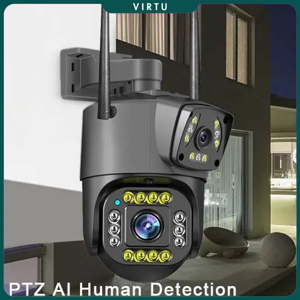 V380 Pro กล้องวงจรปิดกลางแจ้ง WiFi กล้อง IP Dual Lensi 4MP 2K IP66 - IPC-V380-V10