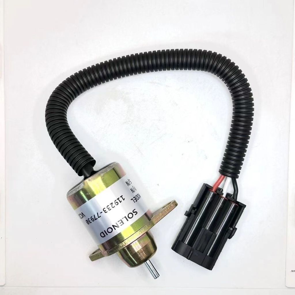 สวิตช์หยุดเครื่อง โซลินอยด์หยุดเครื่องยนต์ Yanmar อะไหล่รถขุด XCMG รุ่น XE35U, 55, 60, 65, 70DA