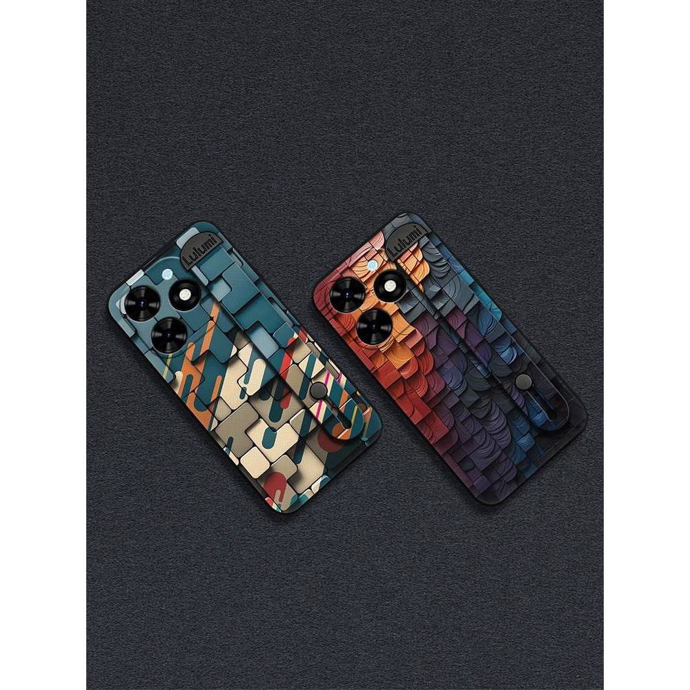 เหมาะสําหรับ Tecno Spark Go 2024/Spark20C/BG6/POP8 เคสโทรศัพท์ Liquid Bracket