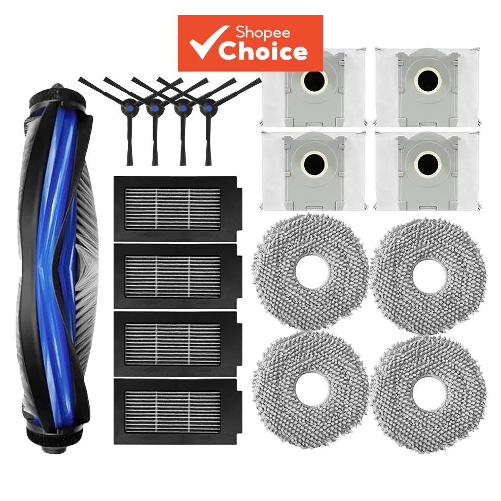 ชุดอุปกรณ์เสริมทดแทนเข้ากันได้กับหุ่นยนต์ดูดฝุ่น Ecovacs Deebot T50 Omni T50 Pro Omni