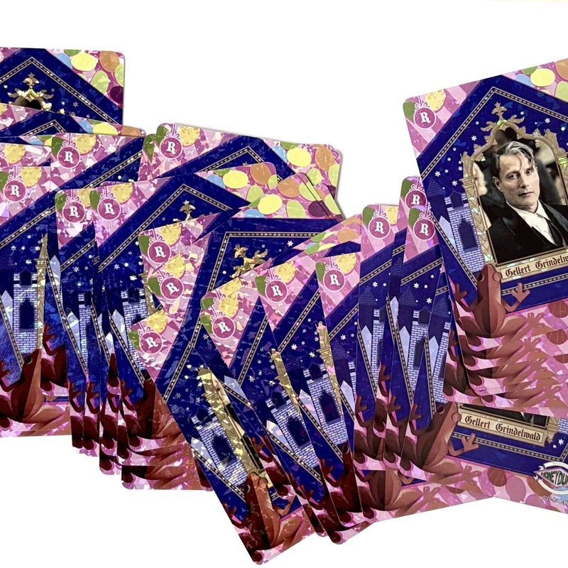 [DeWaltสีเขียว] ที่ไหน Harry Potter Magical Animals Card Travel Card Travel R Card Frog Card Guangu 