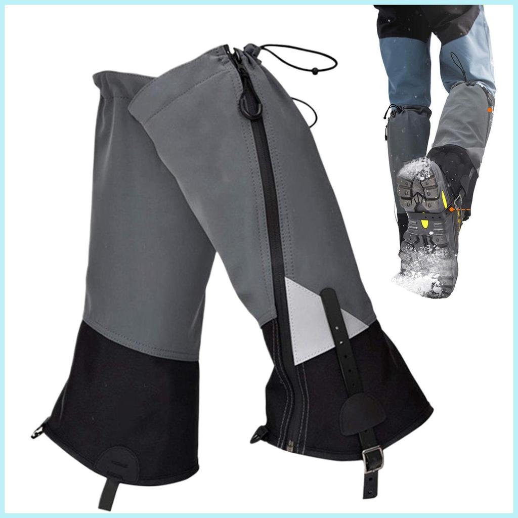 Snow Boot Gaiters Boot Gators สําหรับการล่าสัตว์ Breathable น้ําหนักเบาขา Gaiters สําหรับเดินป่าเดิน