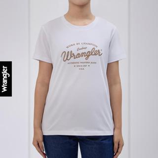 WRANGLER เสื้อยืดแขนสั้นผู้หญิง ทรง Regular รุ่น WR F425WTSS…