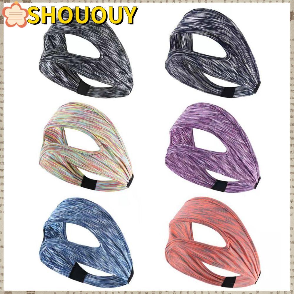 SHOUUY VR ชุดหูฟัง Sweatband, โพลีเอสเตอร์ Breathable VR แว่นตา Eye, Universal ดูดซับเหงื่อความยืดหยุ่นสูง VR แว่นตาอุปกรณ์เสริม VR ชุดหูฟัง Eye Cover ฟิตเนส