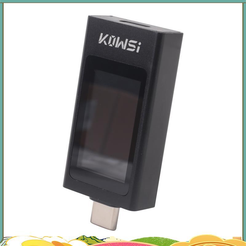 KWS-X1 Type-C Tester DC 3.3-36V 0-12A Digital Voltage Current Detection Meter จอแสดงผล IPS Fast Char