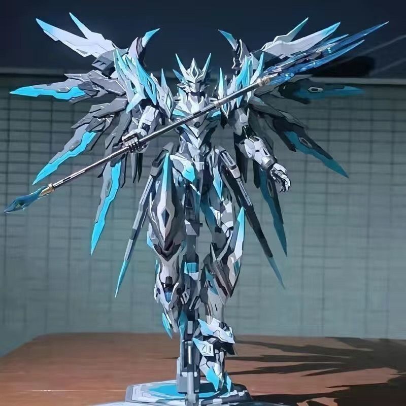 100% รุ่น Gundam Magic Nuclear หล่อ Guan Yu Lu Bu Ao Bing Bai Xue Ji Modong Nuclear Assembly สุ่มการ