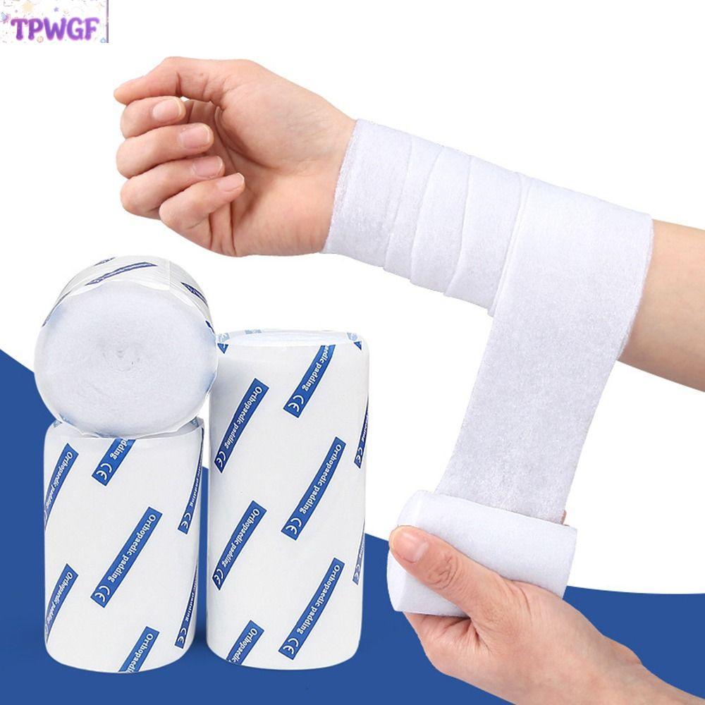 TPWGF Cast Padding Wrap, ดูดซับ Breathable Undercast Padding Roll, Soft Cotton Gauze Roll