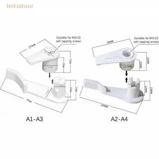 [Initiatour] โคมเพดานคลิปหนีบพร้อมสกรูโคมไฟหนีบคงที่พลาสติก Bule สําหรับโคมไฟเพดาน LED อุปกรณ์ไฟส่องสว่าง