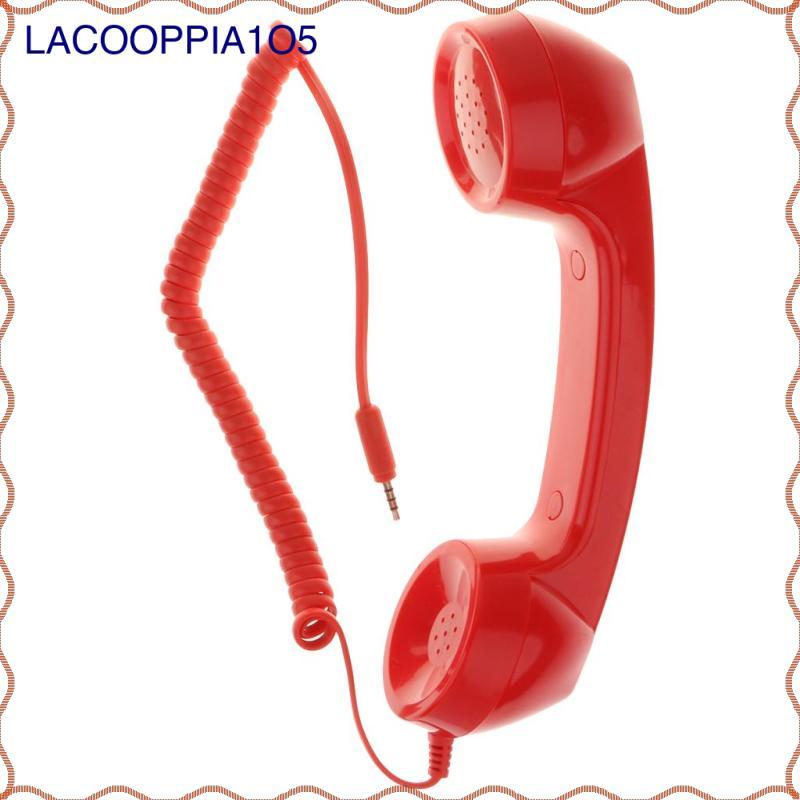 [lacooppia1o5] เครื่องรับโทรศัพท์ขนาด 3.5 มม. มีสไตล์โทรศัพท์มือถือ Handset หูฟังคลาสสิกไมโครโฟน MIC
