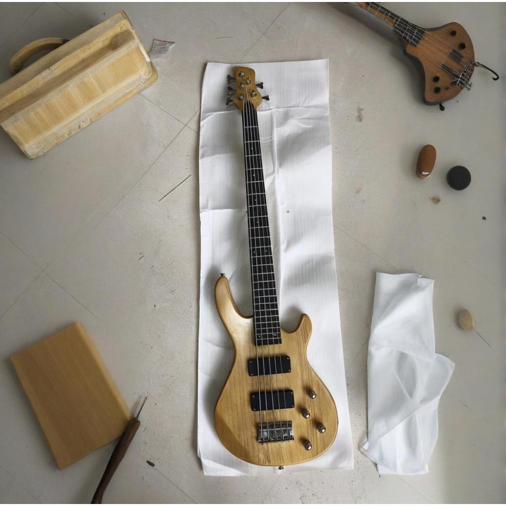 ส่งออกเครื่องดนตรีเบสไฟฟ้า 5-String เบสไฟฟ้า Active Pickup เริ่มต้น Introductory Bass Bass