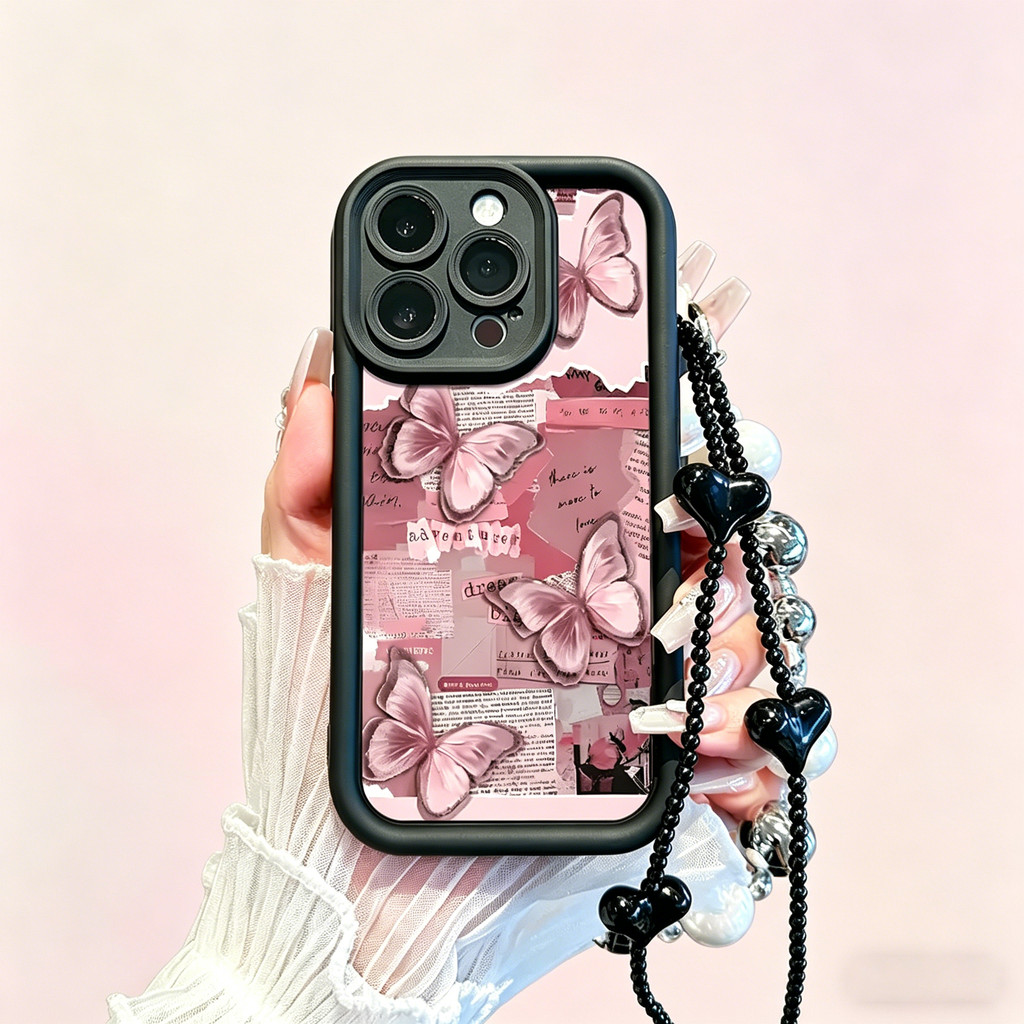 VIVO Y400 Anti-Fall Case น่ารัก คุณภาพสูงติดตั้งสายแขวน Vivo Y300 Y89 V15 Y03 Y18 Y66 Y67 Y65 Y19S Y