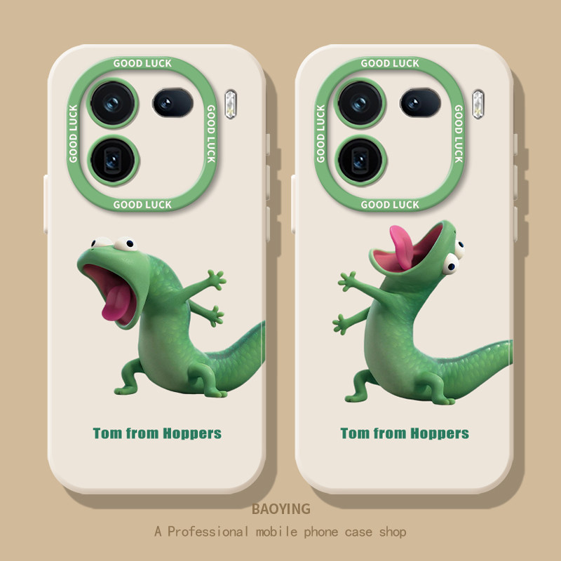 Little Lizard Tom เหมาะสําหรับ iqoo15ultra เคสโทรศัพท์ neo10Pro + ตลก z9turbo OnePlus 13T ตลก 12/11R