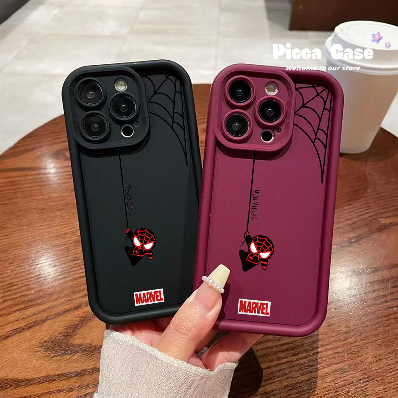 เคสสําหรับOppo Reno 11 14 13 12 15 10 Pro 15F 14F 12F 8T Spider Man Creative Coolรวมทุกอย่างเคสป้องก