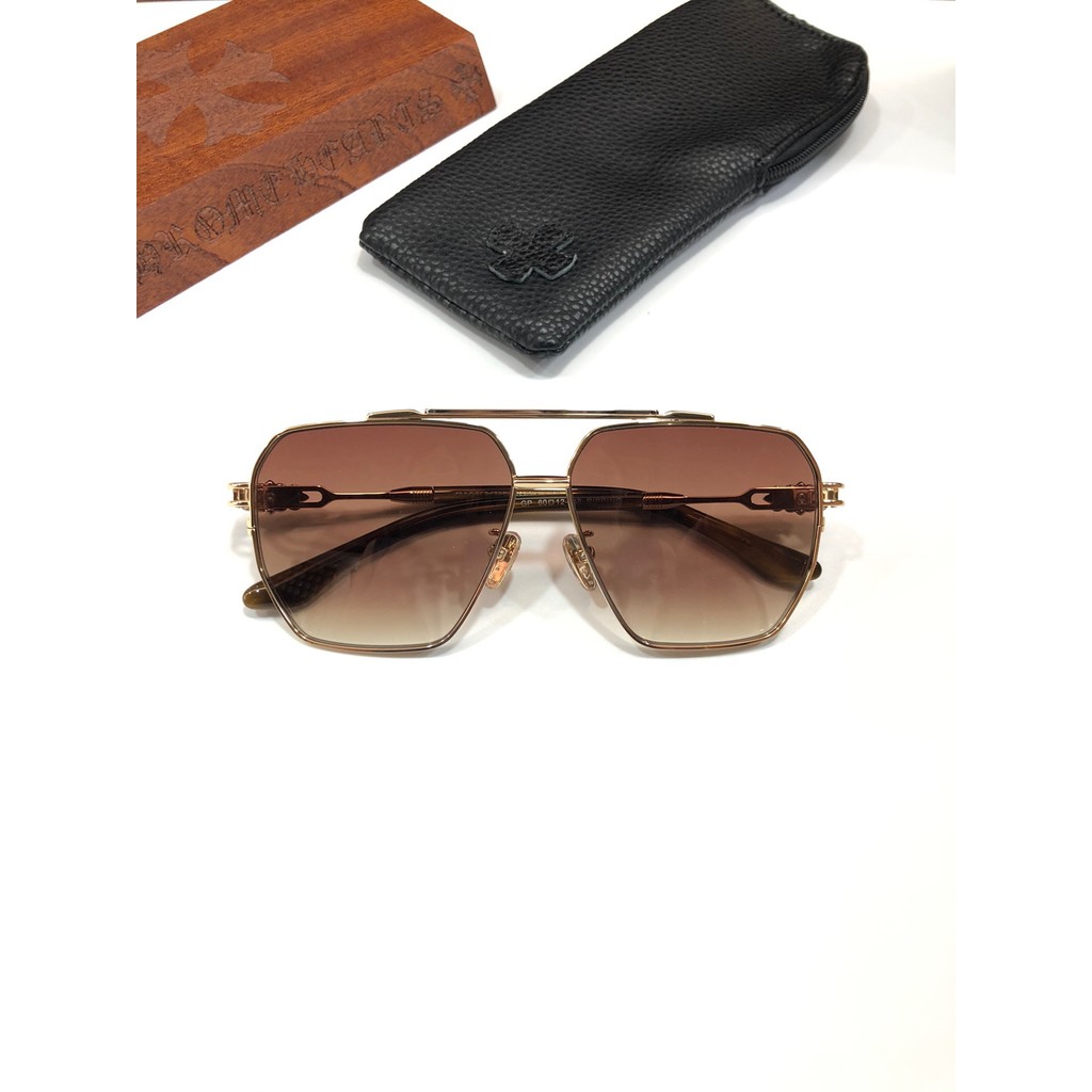TCUT Chrome Hearts Unique and stylish large-frame sunglasses Simple and stylish sunglasses for men a
