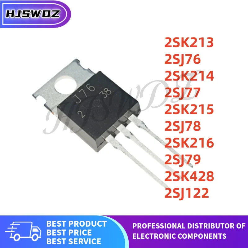 10 ชิ้น/Batch TO-220 2SJ77 2SK214 2SK428 2SJ76 2SJ122 2SJ79 2SJ78 2SK215 2SK216 2SK213 J77 K214 K428