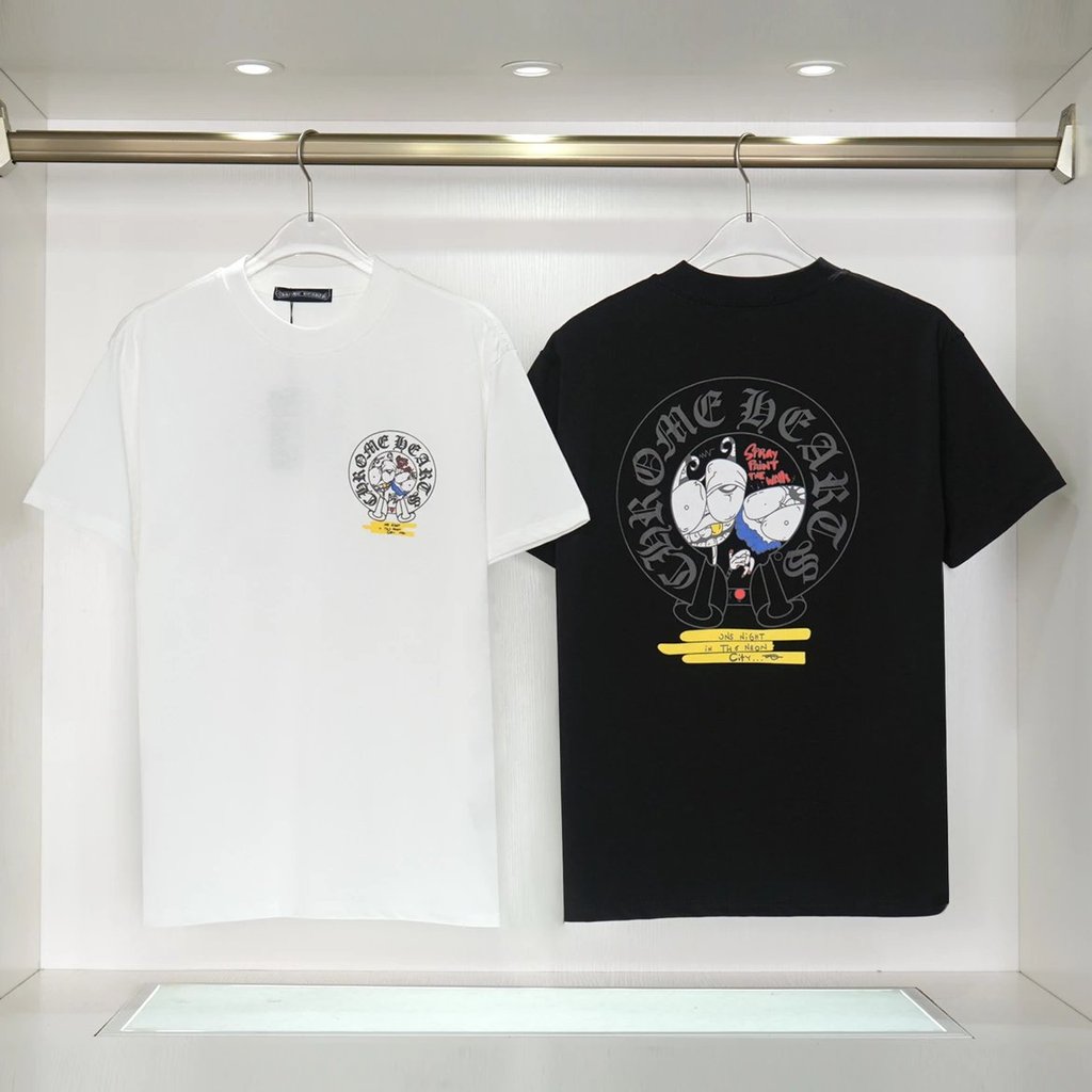 26 Years Crow Heart 230g Fine Cotton Double Gauze Fabric T-Shirt