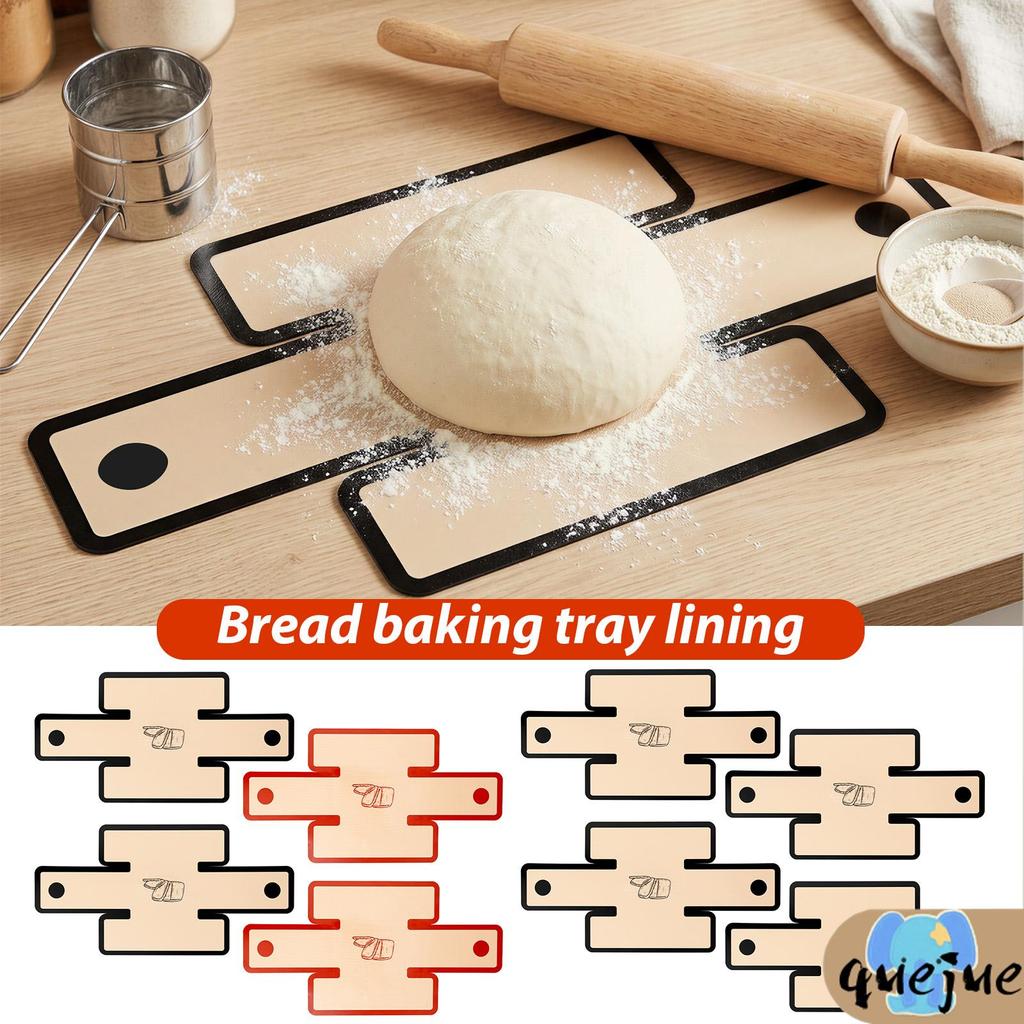 4 ชิ้นซิลิโคนขนมปัง Loaf Pan Liner Non Stick Leak Proof ขนมปัง Baking Liner เหมาะกับ 9x5 นิ้ว Pan SH