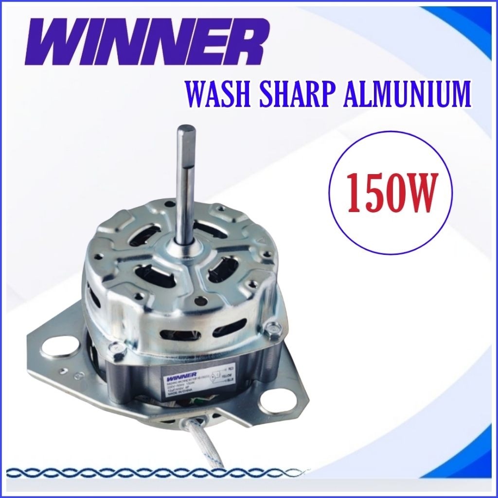 MESIN Washing Dynamo - Wash Dynamo - Wash Machine Dynamo 150W 10mm Sharp Aluminium