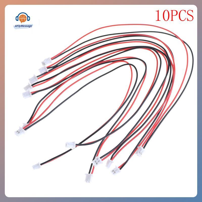 AFl 10 ชิ้น Micro JST 2.0 PH 2-Pin Connector ปลั๊กสายไฟ 150 มม.
 ไทย