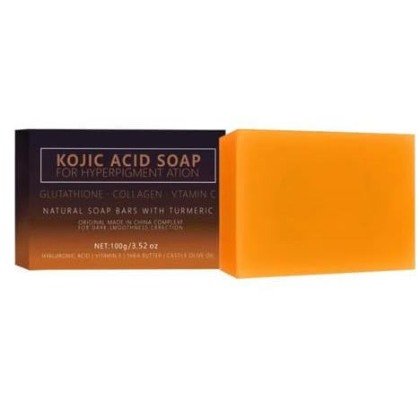 สบู่กรดขมิ้นพร้อมคอลลาเจนและวิตามิน C Turmeric3.52Ounce Brightening