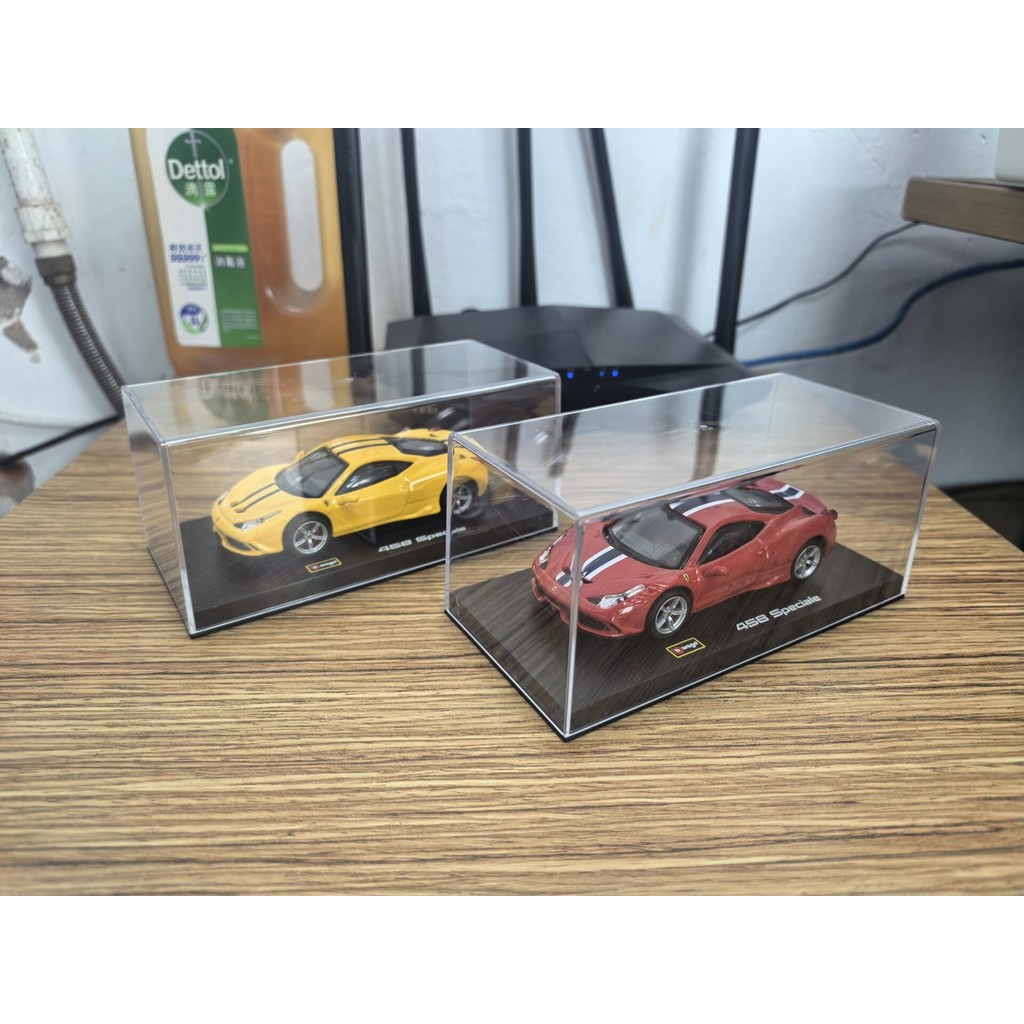 [คลังสินค้าพร้อม 1] 1/43 THEALE ปกแข็ง Edition Ferrari 458 SPECIALE โลหะผสมรถจําลองรุ่นบรรจุภัณฑ์เดิ