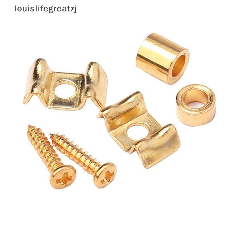 LFG 1/5 ชุดหัว Lo String Stabilizer ผีเสื้อรูปคอลัมน์วงกลมเหมาะสําหรับ ST/SQ/TL กีตาร์ไฟฟ้า Bule อุป