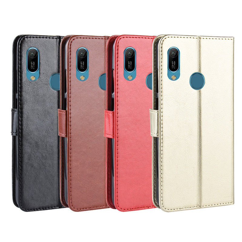 เหมาะสําหรับเคสโทรศัพท์ Huawei Y6s Huawei Y6S เคสป้องกันซองหนังพลิก y6s รูปแบบม้าบ้าเชือกเส้นเล็กกรณ